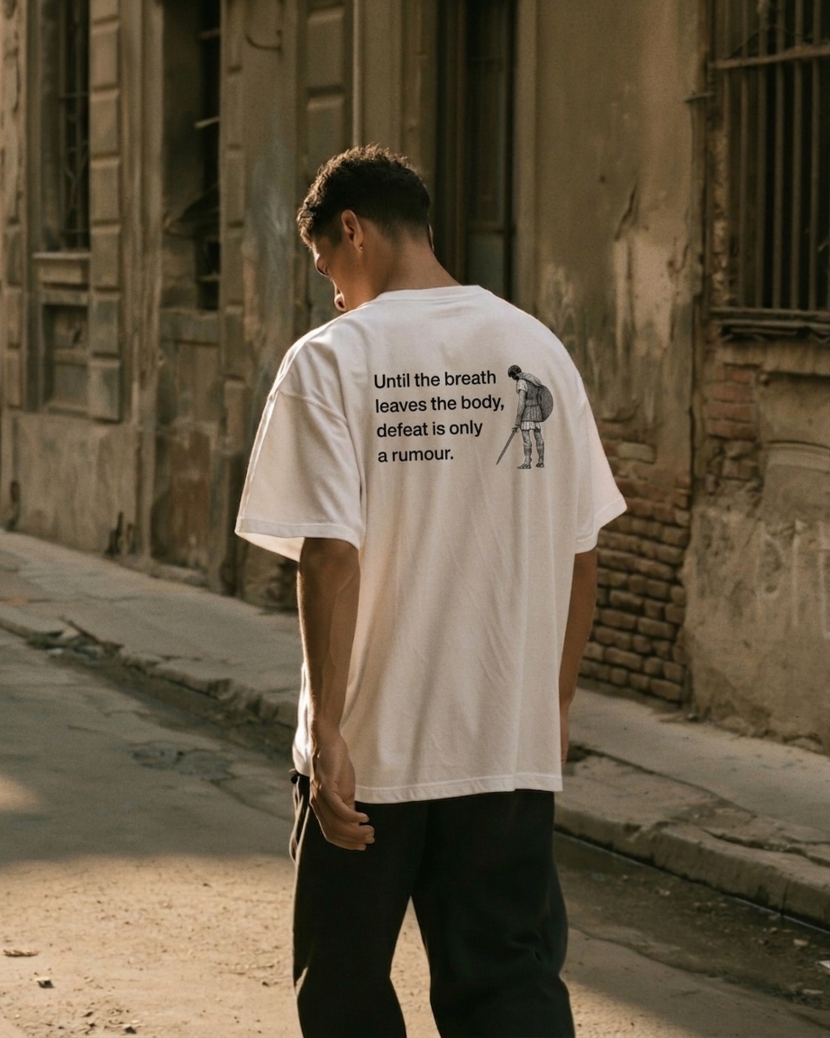 Roman Warrior Oversized Tee