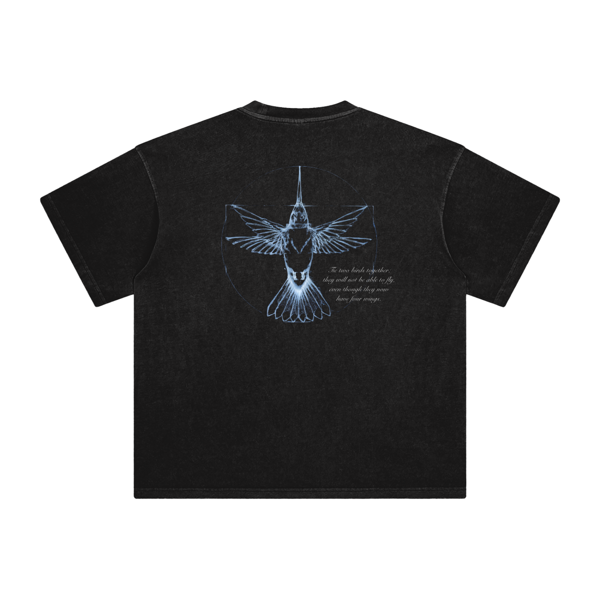 Rumi Quote Washed Tee